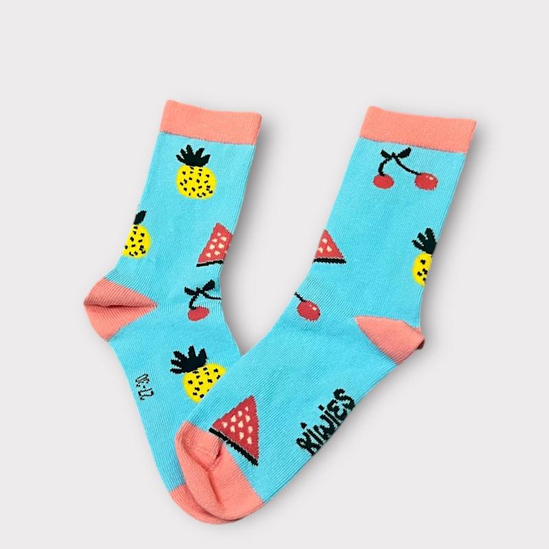 Kindersocken "Früchte" aus Bio-Baumwolle
